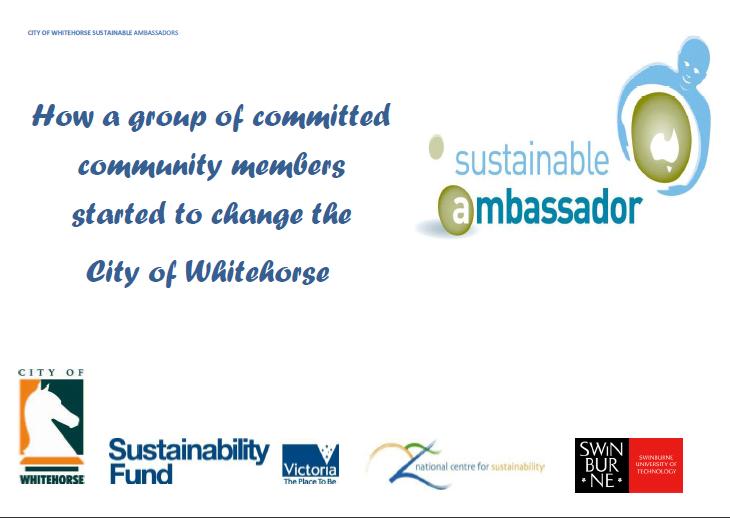 Sustainable Ambassador Report